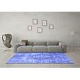 thumbnail image 3 of Ahgly Company Machine Washable Indoor Rectangle Persian Blue Traditional Area Rugs, 2' x 4', 3 of 4