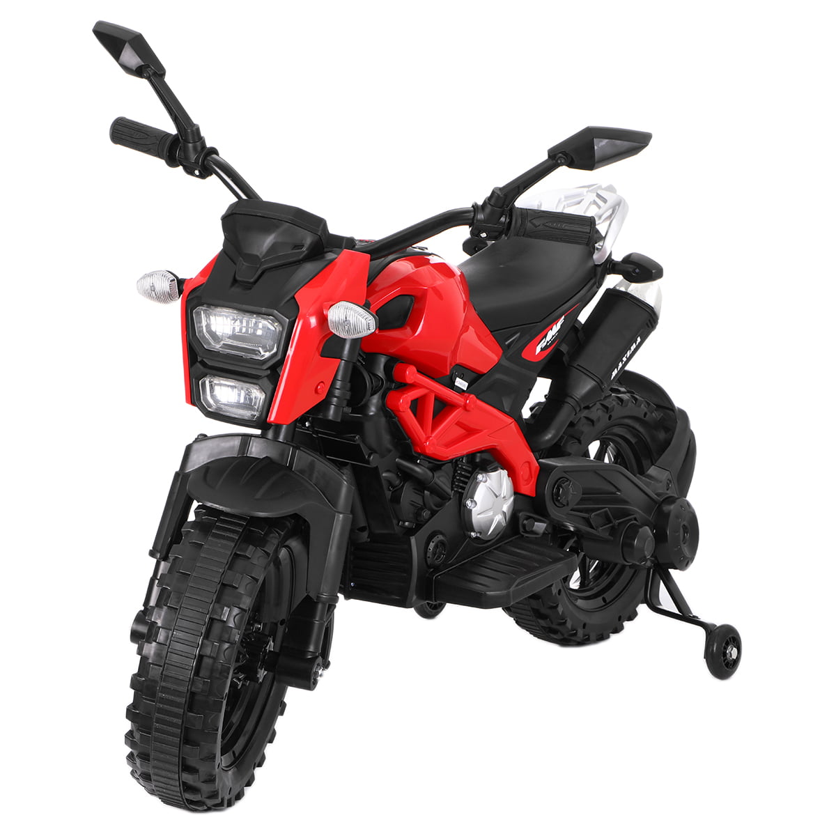 Kids Ride On Motorcycle 12V Battery Powered With Bluetooth RED 