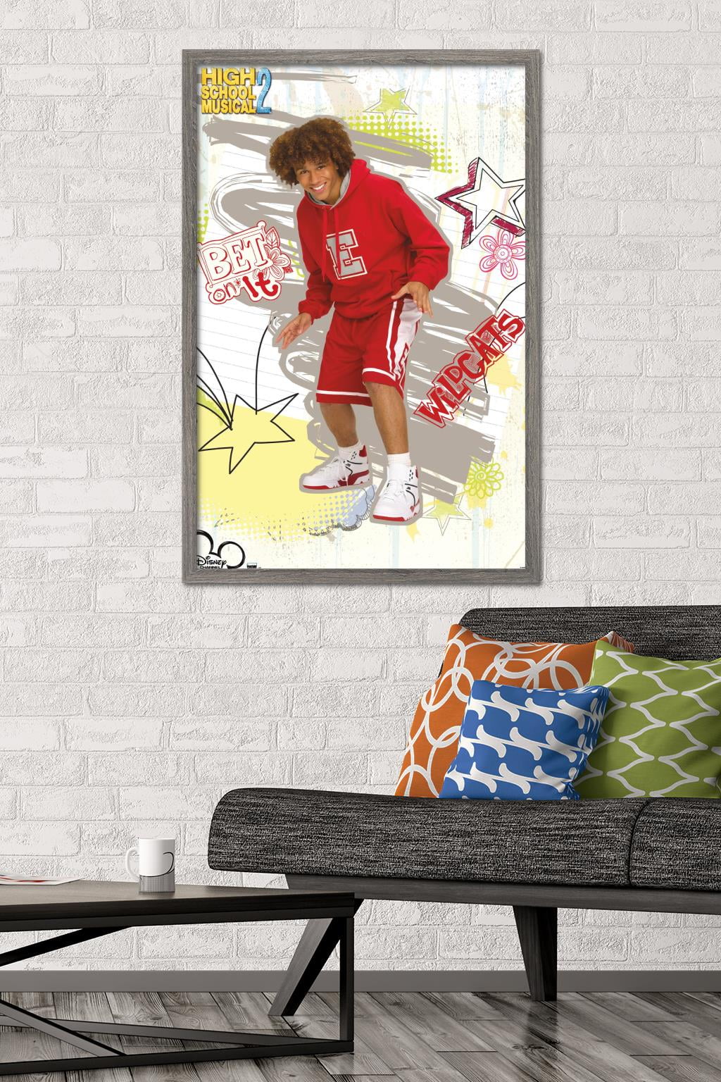 High School Musical 2 - Bet On It Wall Poster, 22.375" x 34" Framed