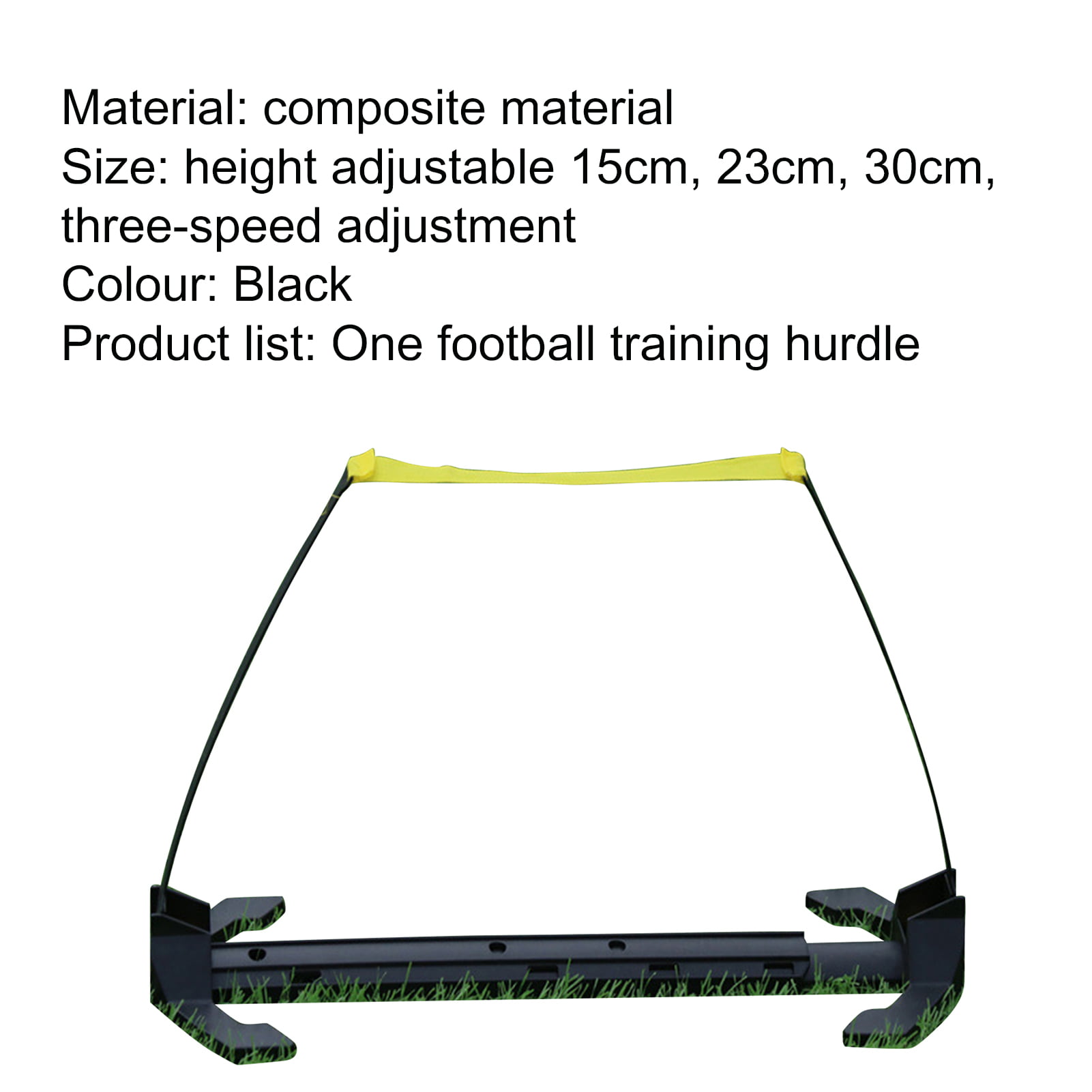 Athletic Equipment for Speed & Agility Training Adjustable Height Hurdle Set 4ft & 5ft Soccer & Football Training Equipment Track & Field Workout Trainer Kit 