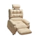 thumbnail image 5 of Sillón reclinable giratorio,Silla de oficina Silla de computadora Silla de escritorio Lectura,Silla de ordenador para adultos giratoria de cuero PU,Silla de escritorio para el sin ruedas, 5 of 8