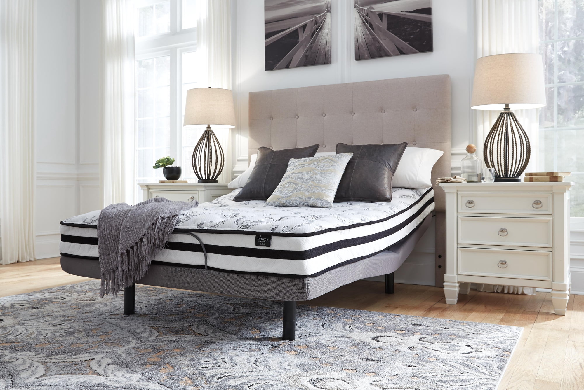 Signature Design by Ashley 8 Inch Chime Innerspring Firm Full Mattress