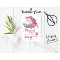 thumbnail image 3 of Darling Souvenir White Birthday Invitation Card 28 Pcs Fill or Write In Blank Invites Printable Party Supplies 5 x 7 Inches, 3 of 5