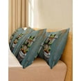 thumbnail image 4 of Bathroom Frog Throw Pillow Covers, Toilet Animals Vintage Soft Breathable Pillow Cases with Invisible Zipper for Sleeping, Long Body Pillowcases for Couch Bed Sofa Chair 20x54 Inches, 4 of 6
