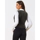 thumbnail image 4 of Chaleco de terciopelo vintage para mujer, trajes de negocios formales, chaleco Steampunk con botones Gris Oscuro XS, 4 of 6