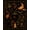 Black, Pattern 3, variant on ODIKA 8'x10' Washable Area Rug Midnight Black Enchanted Forest Design Accent Mystical with Owl and Moon Motifs for Living Room, Under Sectional, Family , Durable, Non-Slip