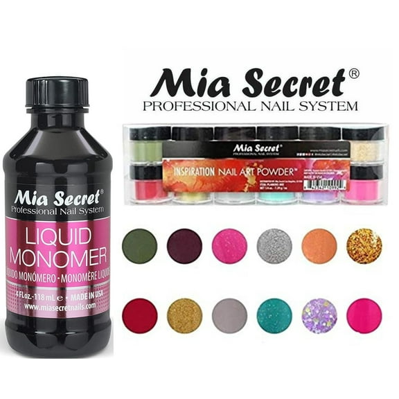 Mia Secret - Monomer 4 oz Inspiration 12 Colors Set