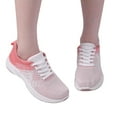 thumbnail image 4 of NOKIO Hiking Shoes Women Waterproof Non Slip Lightweight Comfortable Breathable Walking Trekking Outdoor Sneaker Summer And Autumn Women Flat Mesh Breathable Lace Up Casual Shoes, 4 of 9