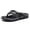 Black, variant on HNMKIU Mens Slippers Summer Beach Flip Flops with Comfortable Sole for Casual Outdoor Daily Wear Lightweight On Sandals Flip Flops for Men Brown,10.5