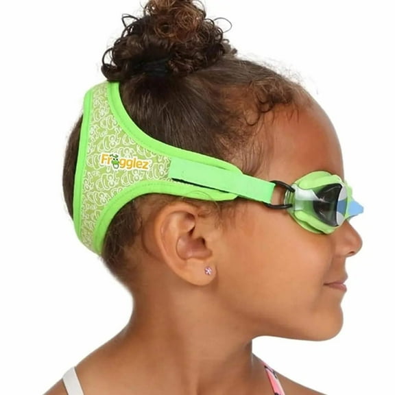 Frogglez Green Frogz Kids Swim Goggles