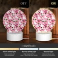 thumbnail image 3 of Daiia Rose Rabbit Pattern Acrylic Night Light, LED Touch Light, Bedroom Night Light, Soft Glowing Lamp Perfect Gift for Mother's Day, Birthday, or Christmas, 3 of 9