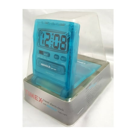 timex travel alarm clock with indiglo night light