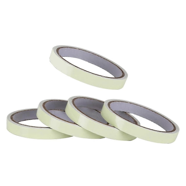 Glow in the Dark Tape Luminous Luminescent Emergency Roll Safety Egress Markers Stairs,Walls Steps Exit Sign 2cm