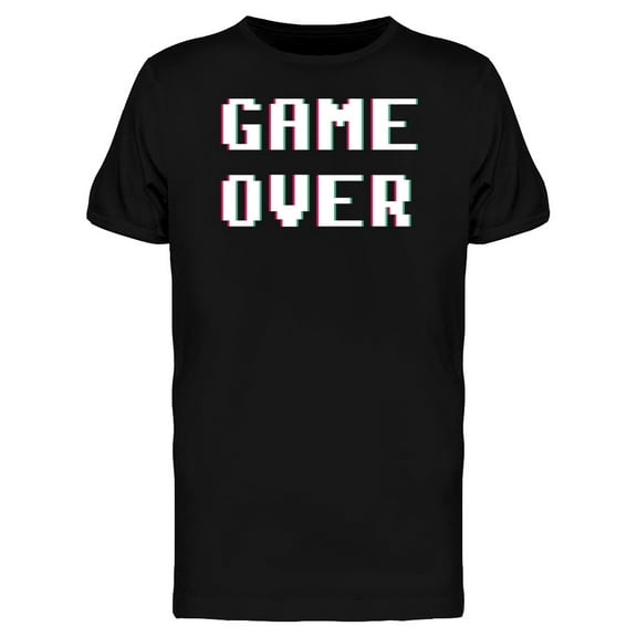 Game Over Icon  T-Shirt Men -Image by Shutterstock, Male 3X-Large
