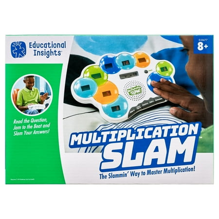 UPC: 0086002084774 | Educational Insights Multiplication Slam Electronic Math Games Educational Toy Ages 8+