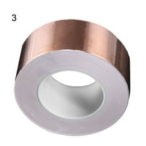 Copper Foil Tape Radiation Protection Good Conductivity Heat Resistance 20m Self Adhesive Tape for Guitar