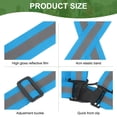 thumbnail image 3 of Chaleco de Seguridad Reflectante Uxcell, Chalecos Hi-Vis, Tiras de Alta Visibilidad Ajustables para Trotar al Aire Libre Azul Cielo, 3 of 7