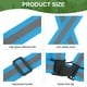 thumbnail image 3 of Chaleco de Seguridad Reflectante Uxcell, Chalecos Hi-Vis, Tiras de Alta Visibilidad Ajustables para Trotar al Aire Libre Azul Cielo, 3 of 7