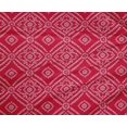 thumbnail image 4 of oneOone Polyester Lycra Red Fabric Geometric Bandhani Sewing Craft Projects Fabric Prints By Yard 56 Inch Wide, 4 of 4