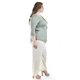 thumbnail image 2 of Blusa diseño bohemio Roman Fashion/ Tallas Extras, 246 (Verde militar) verde 40, 2 of 6
