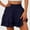 c01Blue, variant on Arnsht Women's Cute High Waist Ruffle Mini Skirt Layered Ruffle Hem Flared Flowy Casual Shorts Swing Beach Mini Short Skirt Yellow XL