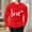 Red, variant on EchfiProm Mens T shirts Long Sleeve Shirts Red Waffle Valentine Basic Love Graphic Tops for Young Mens XL