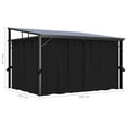 thumbnail image 2 of vidaXL 13.3' x 9.6' Gazebo, Anthracite Aluminum Frame, 2 of 10