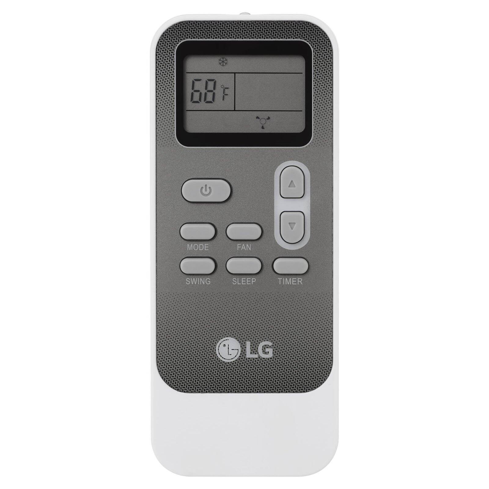 LG 115V Portable Air Conditioner with Remote Control in White for Rooms up to 200 Sq. Ft. - image 2 of 7