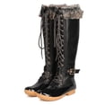 thumbnail image 5 of Nature Breeze GA24 Women Mixed Media Knee High Fur Trim Duck Boot, 5 of 5