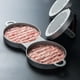 thumbnail image 3 of Prensa para hamburguesas, prensa para hamburguesas de bistec picado con doble molde, 12 cm ER, 3 of 5
