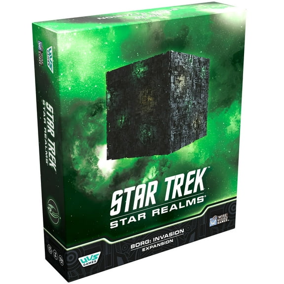 Star Trek: Star Realms - Borg Invasion - Expansion Deck Building Card Game, New Enemy Threat, Co-Op & Versus, TCC Style Combat, Ages 14 , 2-4 Player