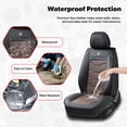 thumbnail image 4 of Fit for Toyota Yaris 2015 Full Set Seat Covers Faux Leather Daily Protection Perfect Fit Soft Touch Full Seat Access, Only 4 Door, 4 of 9
