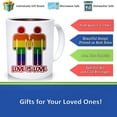 thumbnail image 3 of Valentine’s Day Mug Gift Love Is Love His Lgbt Gay Pride, Ceramic Novelty Coffee Mugs 11oz, 15oz Mug, Tea Cup, Gift Present Mug For Birthday, Christmas Thanksgiving Festival, 3 of 4