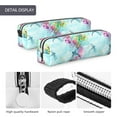 thumbnail image 4 of Honeii Dragonfly Floral Pattern Pencil Case, Pencil Pouch, Pencil Case Small, Pencil Pouch Aesthetic, PVC Pencil Pouch, Pencil Bag, Makeup Pouch, 4 of 7