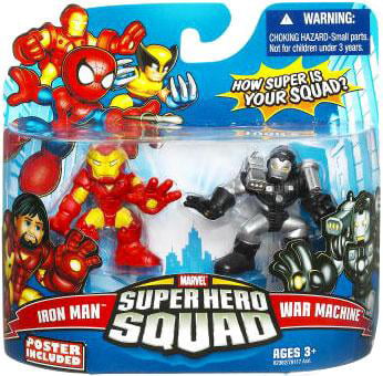 Hasbro Marvel Avengers Iron Man Super Hero Squad Action Figure 2.5" 2009 