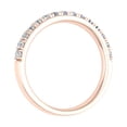 thumbnail image 2 of 10K Rose Gold Diamond Semi-Eternity Wedding Band Ring (1/3 Carat) (Ring Size 5.5), 2 of 7
