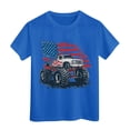 thumbnail image 5 of WUANDIXFA Kids 250th US Shirt 250 Year Birthday Independence Merchandise Shirts United States 250 Years Since 1776 2026 V Neck Tshirt (Blue, 2-3 Years), 5 of 5