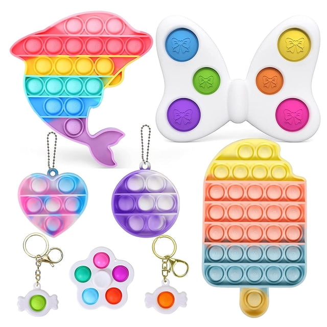 Juguete sensorial Push Bubble Fidget para aliviar el estrés del autismo