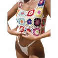 thumbnail image 3 of SAYOO Chaleco de punto de manga corta de verano para mujeres SAYOO moda, 3 of 6
