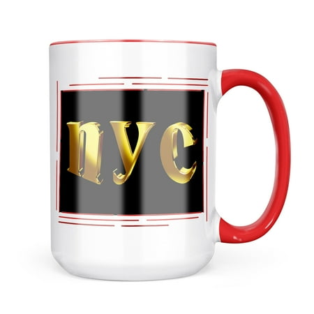 

Neonblond NYC Printed Gold looking Lettering Mug gift for Coffee Tea lovers