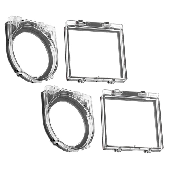 Moluckfu 4Ud Protector Transparente Para Botón De Elevador Con Plástica Y Sensibilidad