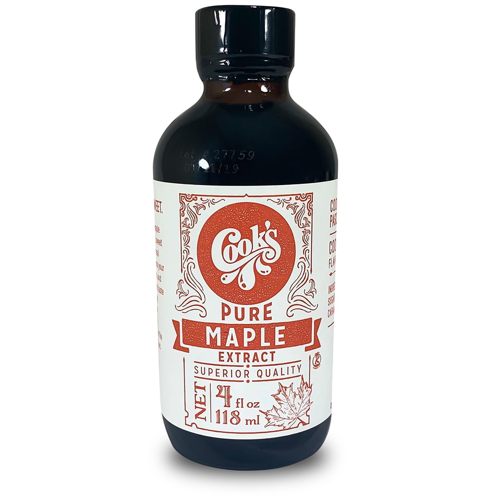 Cook's, Pure Maple Extract, All Natural Premium Maple Sap from Vermont's Finest Maple Trees, 4 oz