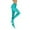 Mint Green, variant on HJYCHN Sheer Tights Colorful 40 Opaque Microfibre Pantyhose with Reinforced Gusset in Plus Size Women's Socks Purple XXL