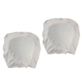 thumbnail image 1 of de 2 piezas de funda de asiento de silla extraíble e impermeable, funda forma forma forma cuadrada, rango de estiramiento de 40-50 cm, cocina, comedor, bo Beige BLESIY Funda elástica para silla de comedor., 1 of 7