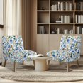 thumbnail image 4 of HELLHERO Blade Stretch Elastic Bottom Stain Protection Armless Accent Chair Protector Decorations Armless Accent Chair Cover for Armless Chair, 4 of 8