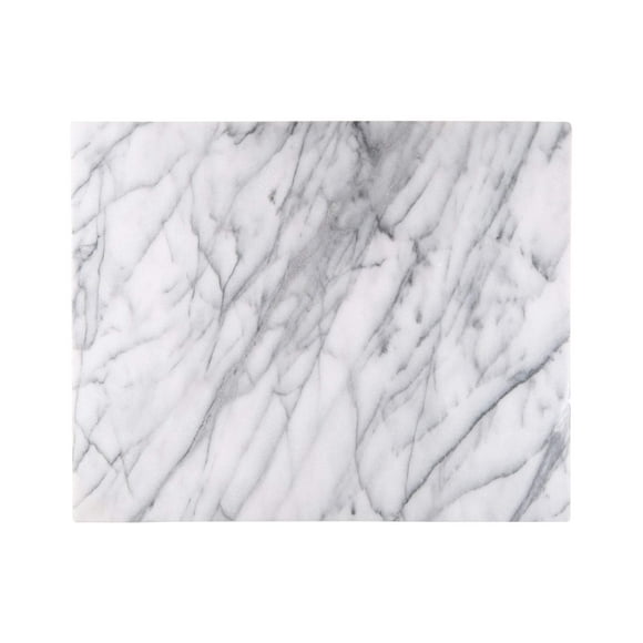 Villa Acacia Marble cutting Board - 16 x 12 Inch Marble Slab Pastry Board for charcuterie, cheese, Dough, Dessert - Decorative Stone cutting Board for Kitchen and Home