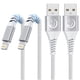 thumbnail image 1 of Aioneus Cargador iPhone [1m 2Pack Cable iPhone MFi Certificado, Carga Rapida, Cable USB iPhone, Cable Cargador para iPhone 14 Pro Max 13 Pro 12 mini 11 XR XS Max 8 7 plus 6 5, 1 of 5