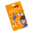 thumbnail image 2 of Juego de 3 pendientes Dragon Ball Z Potara Fusion de acero inoxidable, 2 of 8