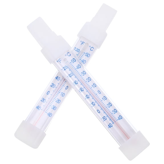 DEEPCRAFF 2Pcs Hanging Thermometer for Refrigerator and Freezer with Reliable Temperature Tracking
