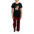 thumbnail image 4 of CafePress - EASTER ALPACHA Pajamas - Women's Short Sleeve Print T-Shirt and Pants Dark Cotton Pajama Set, 4 of 7